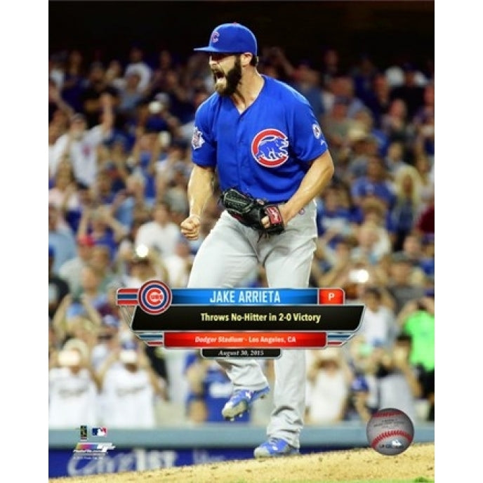 Jake Arrieta throws a No-Hitter August 30 2015 Sports Photo Image 1