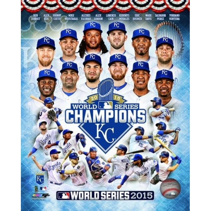 Kansas City Royals 2015 World Series Champions Composite Photo Print Image 1