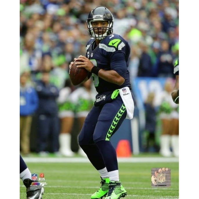 Russell Wilson 2015 Action Photo Print Image 1