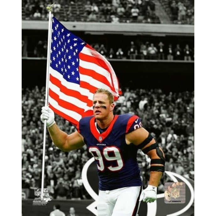 J.J. Watt 2015 Spotlight Action Sports Photo Image 1