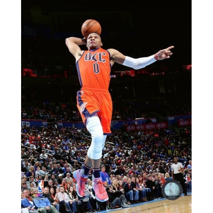 Russell Westbrook 2015-16 Action Photo Print Image 1