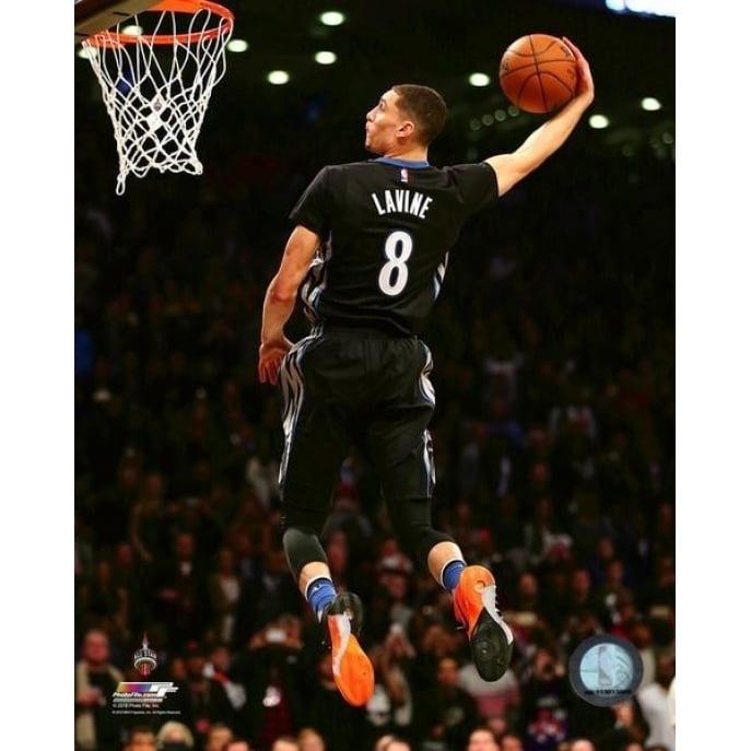 Zach Lavine Slam Dunk Contest 2016 NBA All-Star Game Photo Print Image 1