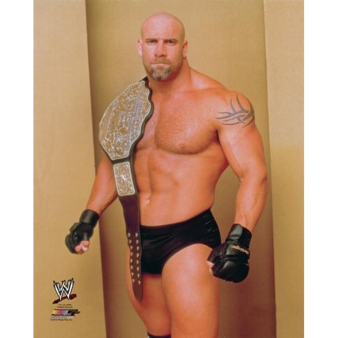 Goldberg with Championship Belt Photo Print Image 1