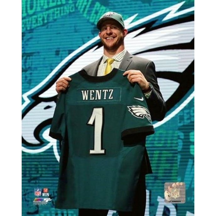 Carson Wentz 2016 NFL Draft 2 Draft Pick Sports Photo Image 1