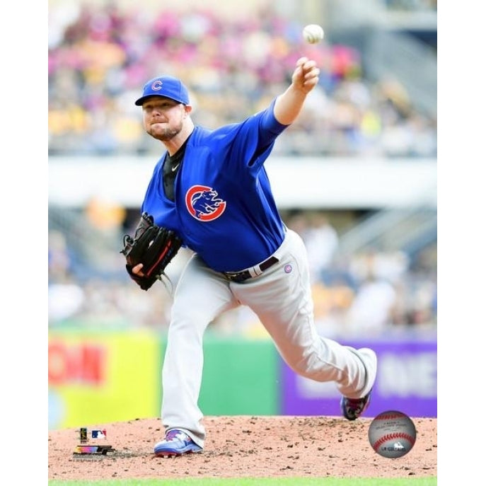 Jon Lester 2016 Action Photo Print Image 1