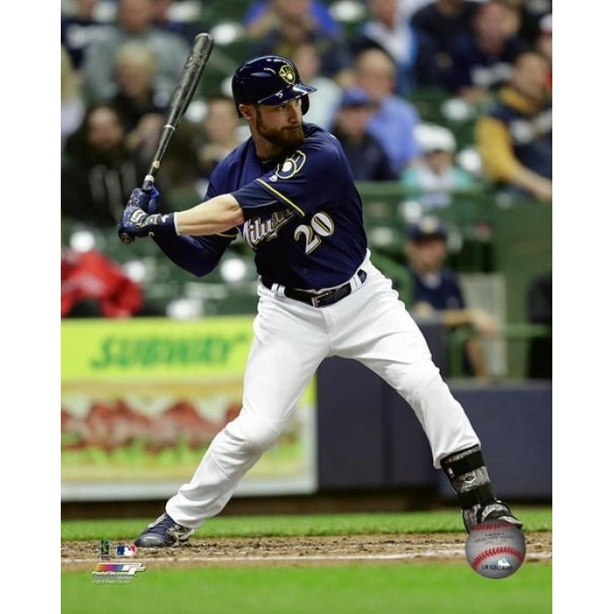 Jonathan Lucroy 2016 Action Photo Print Image 1