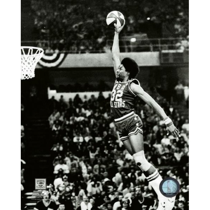 Julius Erving Slam Dunk Contest 1976 All-Star Game Photo Print Image 1