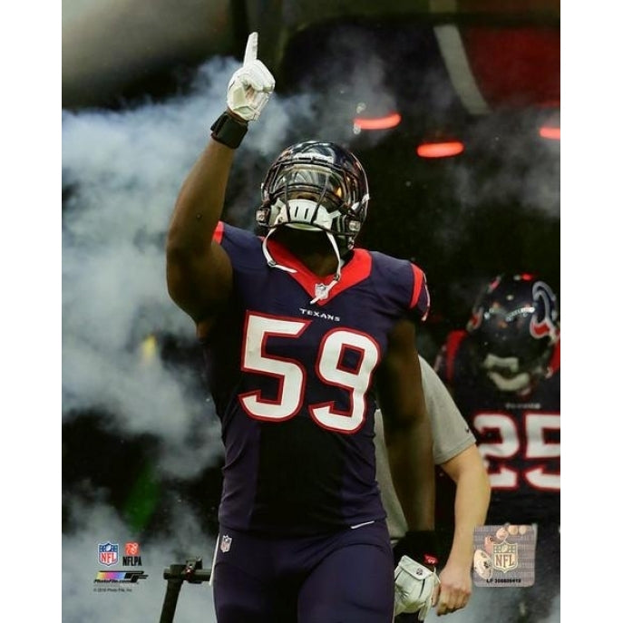 Whitney Mercilus 2015 Action Photo Print Image 1