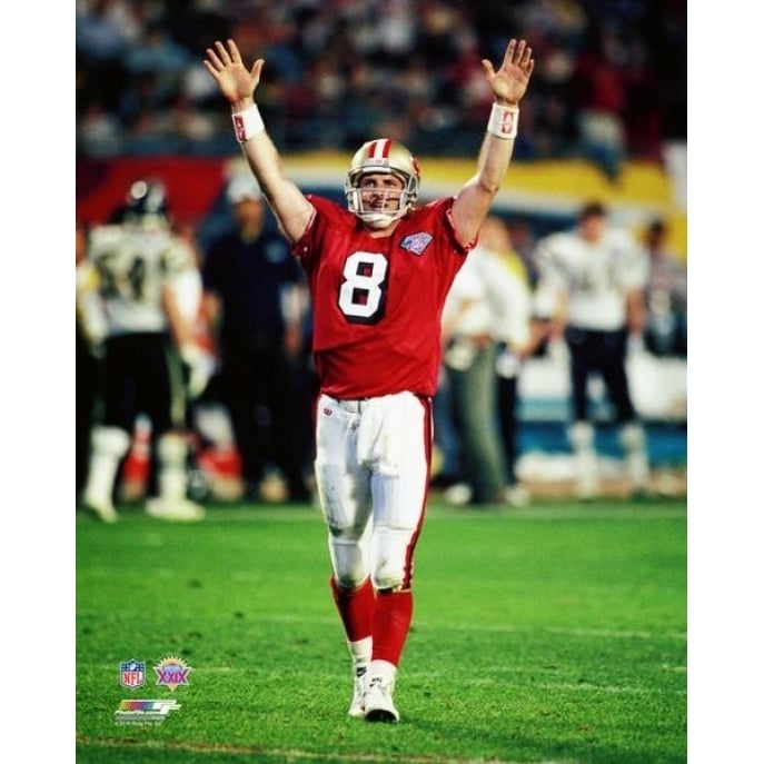 Steve Young Super Bowl XXIX Action Photo Print Image 1