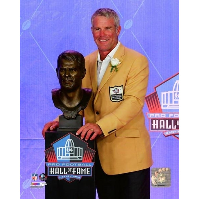 Brett Favre 2016 NFL Hall of Fame Induction Ceremony Photo Print Image 1