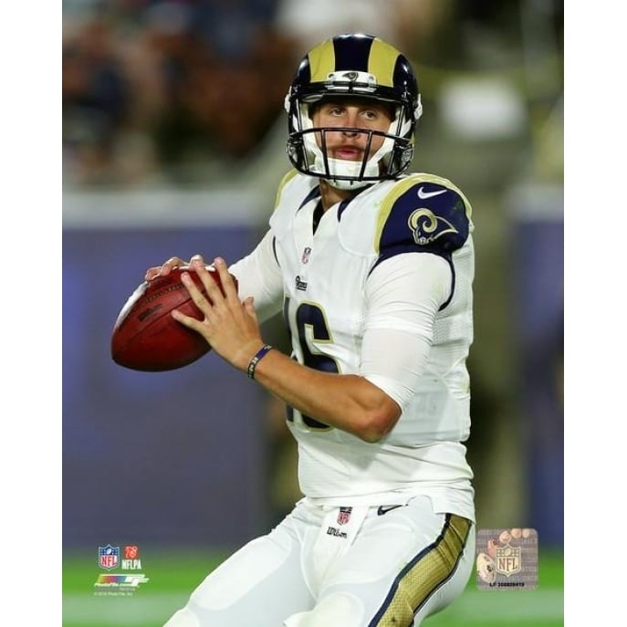 Jared Goff 2016 Action Photo Print Image 1