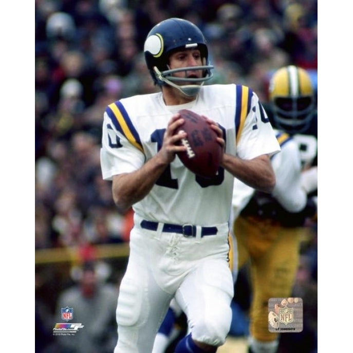 Fran Tarkenton 1972 Action Photo Print Image 1