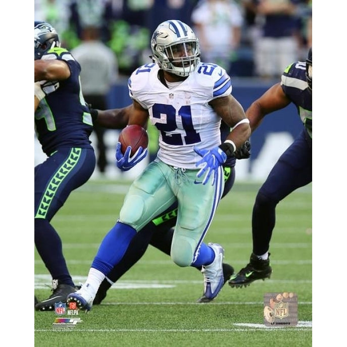 Ezekiel Elliott 2016 Action Photo Print Image 1