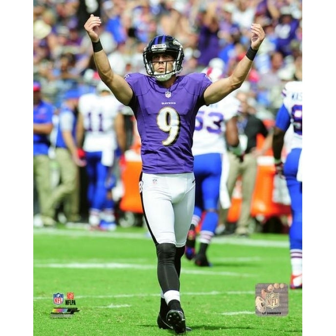 Justin Tucker 2016 Action Photo Print Image 1