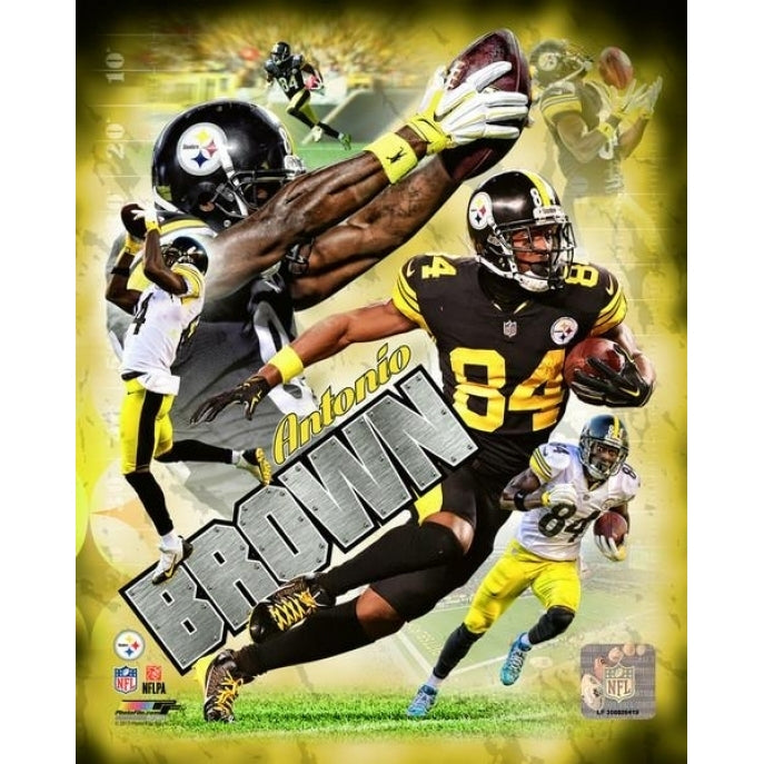 Antonio Brown 2017 Portrait Plus Photo Print Image 1