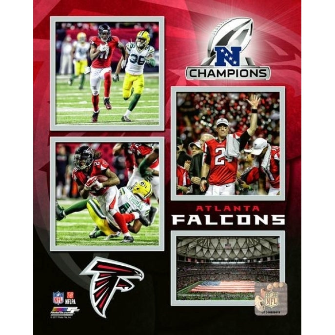 Atlanta Falcons 2016 NFC Champions Composite Photo Print Image 1