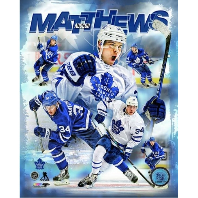 Auston Matthews 2017 Portrait Plus Photo Print Image 1