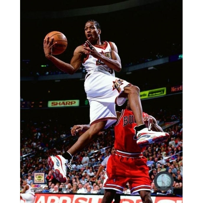 Allen Iverson 1998 Action Photo Print Image 1