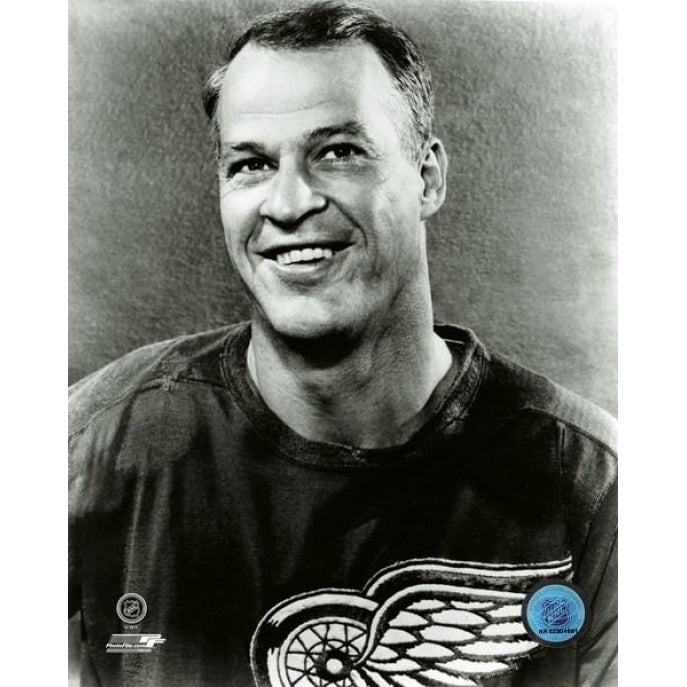 Gordie Howe 1960 Posed Photo Print Image 1