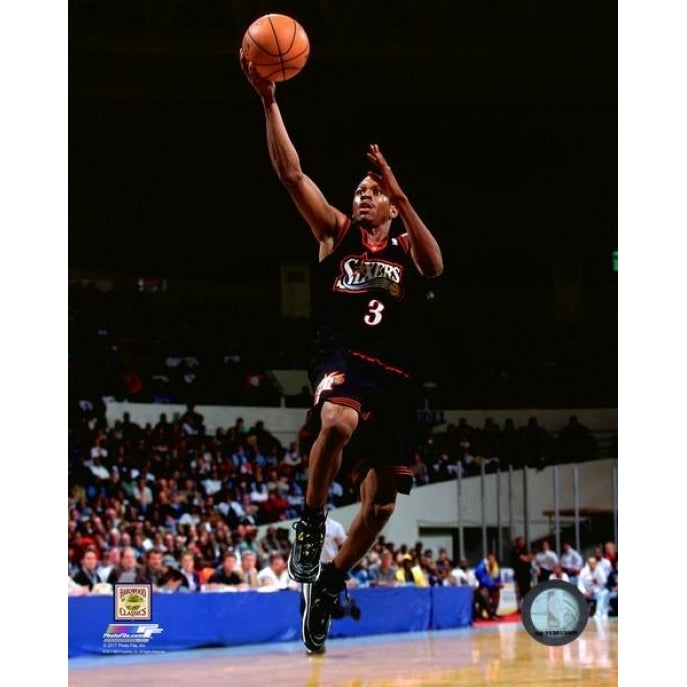 Allen Iverson 1998 Action Photo Print Image 1