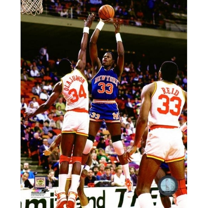 Patrick Ewing 1987 Action Photo Print Image 1