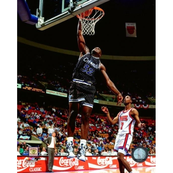 Shaquille ONeal 1993 Action Photo Print Image 1