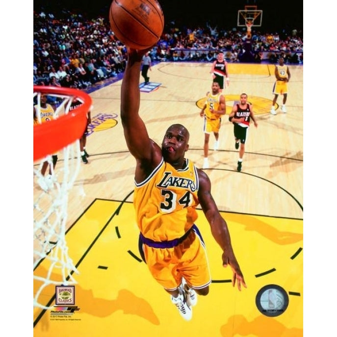 Shaquille ONeal 1997-98 Action Photo Print Image 1