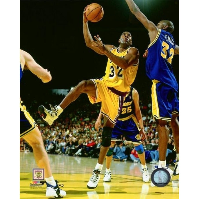 Magic Johnson 1996 Action Photo Print Image 1