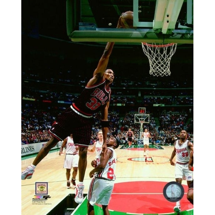 Scottie Pippen 1996 Action Photo Print Image 1