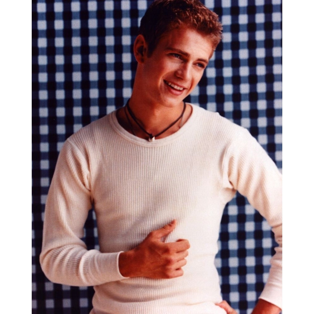 Hayden Christensen White Long Sleeve Photo Print - Item PIC00144 Image 1