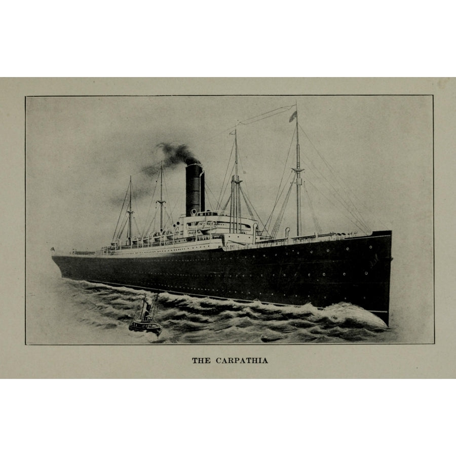 Underwood and Underwood The Loss of the SS Titanic 1912 The Carpathia Poster Print Image 1