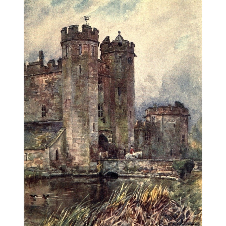 Maxstoke Castle Poster Print by F. Whitehead Image 1