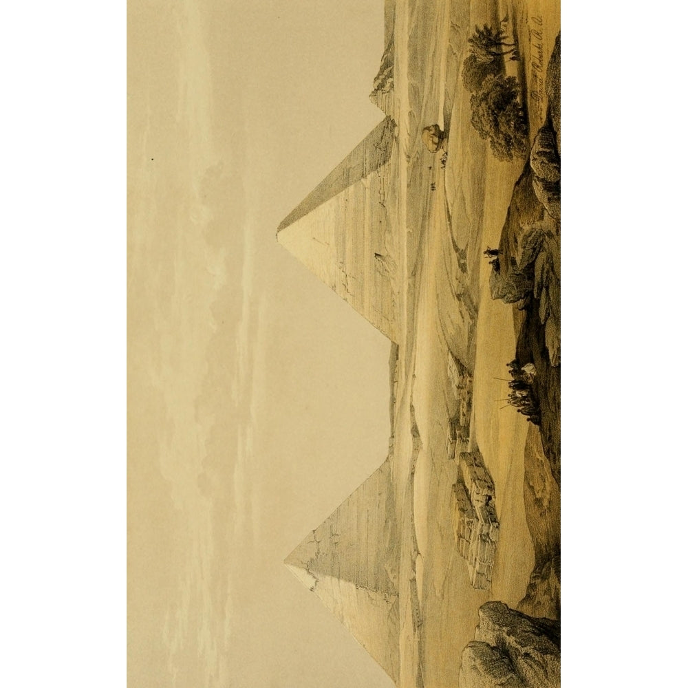 The Holy Land 1855 Pyramids of Geezeh Poster Print by David Roberts Image 1