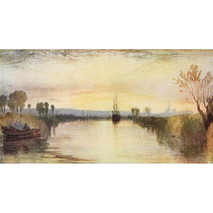 Appletons Magazine 1903 Chichester Canal Poster Print by J.M.W. Turner Image 1