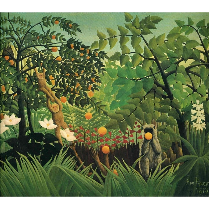 Exotic landscape 1910 Poster Print by Henri Rousseau Image 2