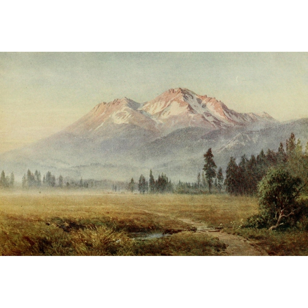 California 1914 Mount Shasta Poster Print by H. Sutton Palmer Image 2