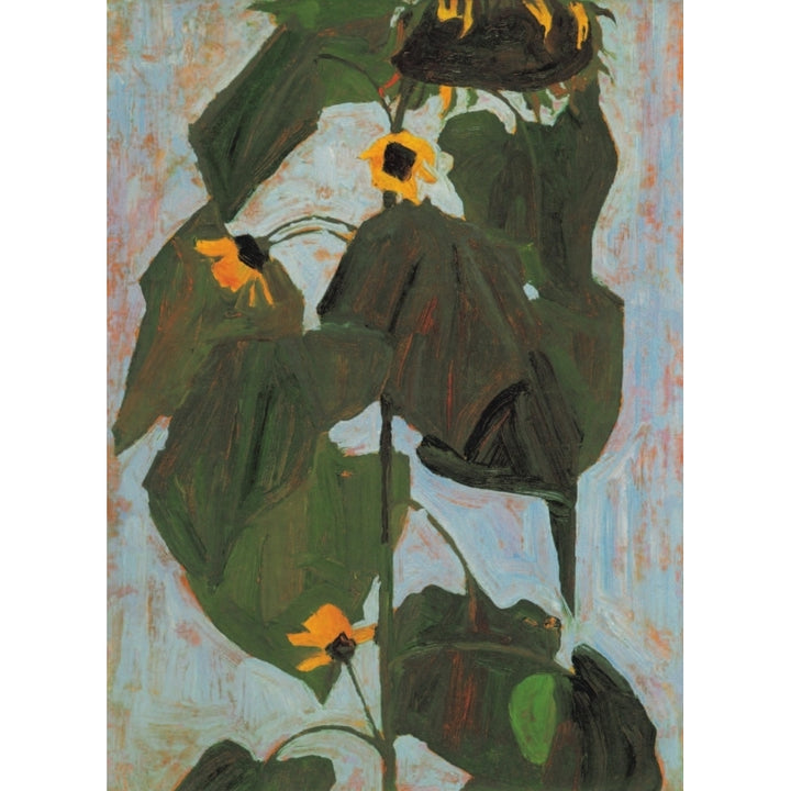 Sunflower 1908 Poster Print by Egon Schiele Image 1