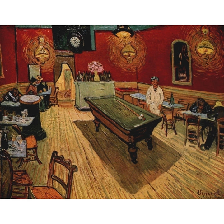 Night Cafe Poster Print by Vincent Van Gogh Image 2