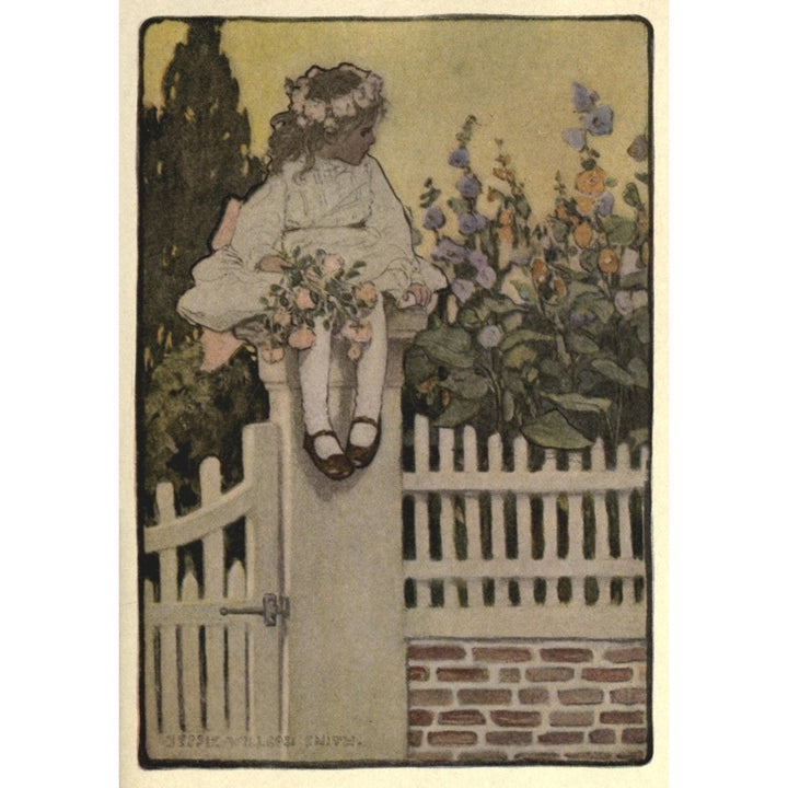 The Chronicles of Rhoda 1909 Rhoda on wall Poster Print by Jessie Willcox Smith Image 2