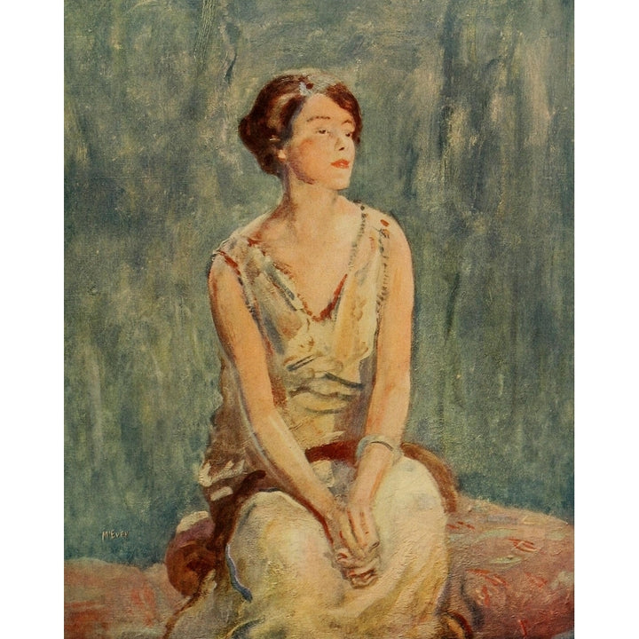 Modern Art 1917 Portrait Poster Print by Ambrose McEvoy Image 1