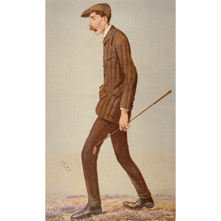 Vanity Fair June 1907 James Braid Poster Print by Leslie M. Ward Image 2