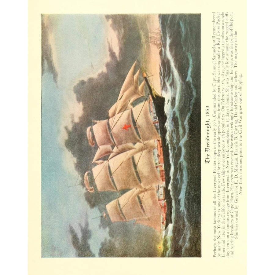 Book of York 1922 The Dreadnought 1853 Poster Print by Unknown Image 1