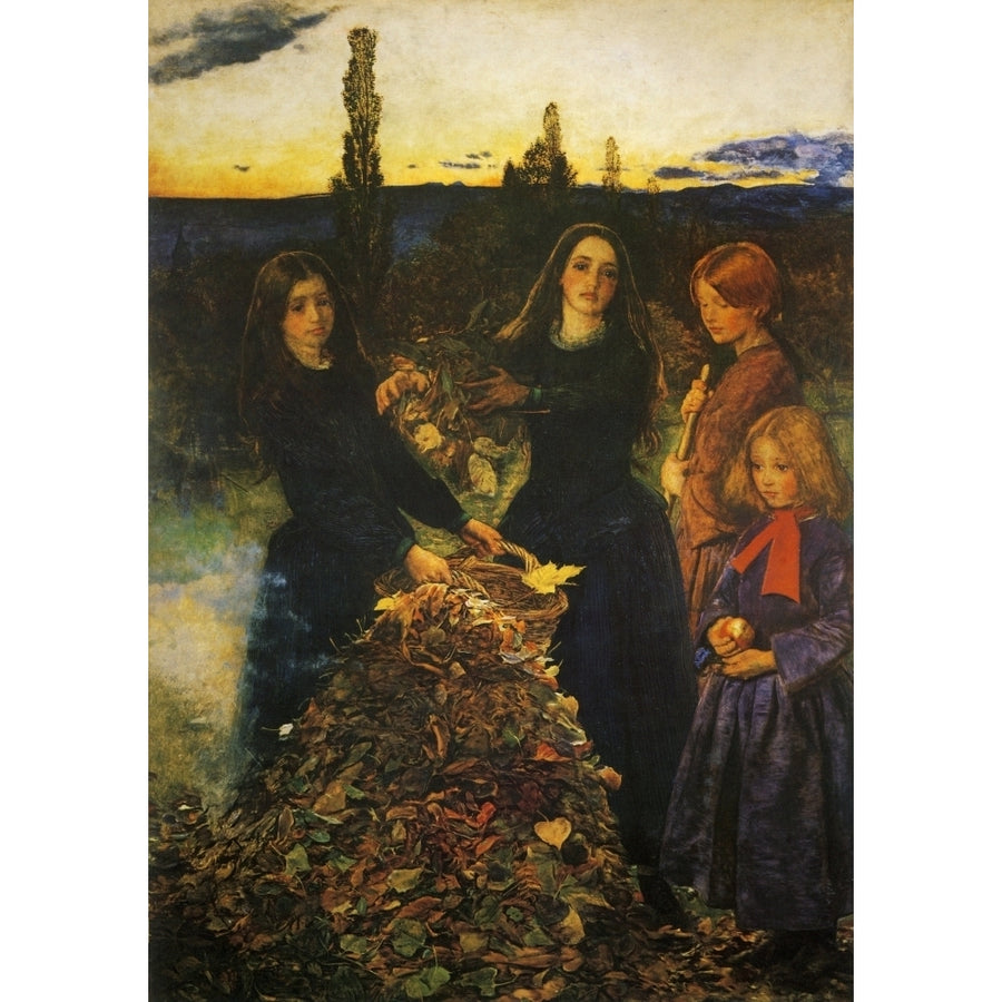 Autumn Leaves Millais 1908 Poster Print by John E. Millais Image 1