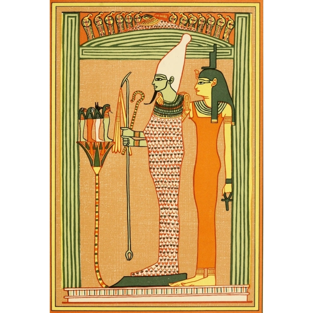 The Gods of the Egyptians 1904 Osiris and Isis Poster Print by Unknown Image 1