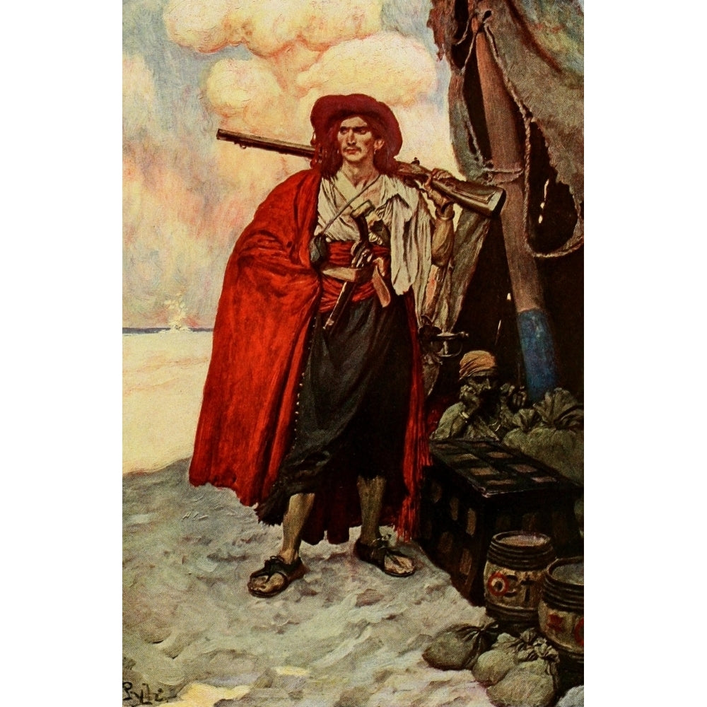 Howard Pyles Book of Pirates 1921 Buccaneer Poster Print by Howard Pyle Image 2