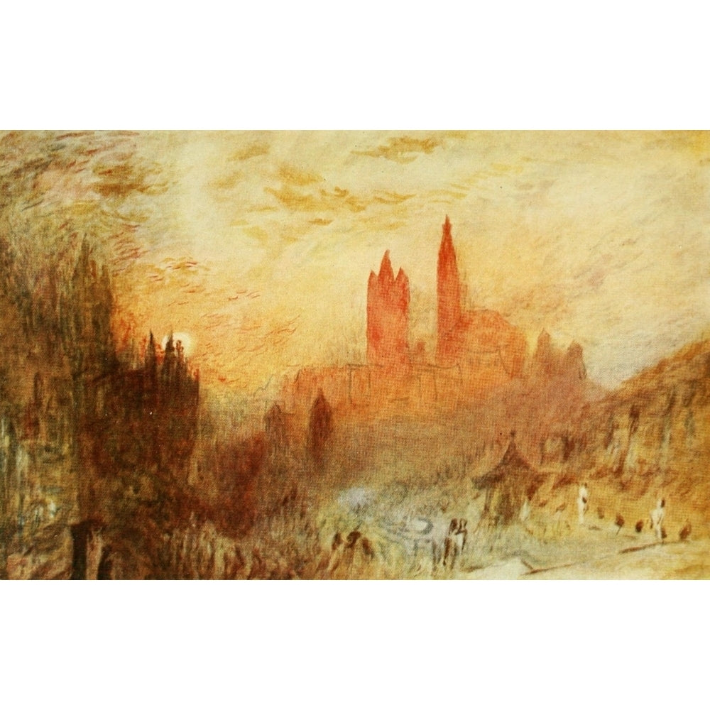 Lausanne Turner 1907 Poster Print by J.M.W. Turner Image 1