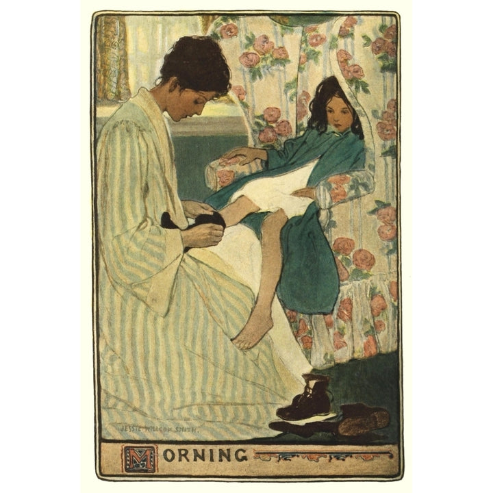 Scribners 32 1902 A Mothers Day Morning Poster Print by Jessie Willcox Smith Image 1