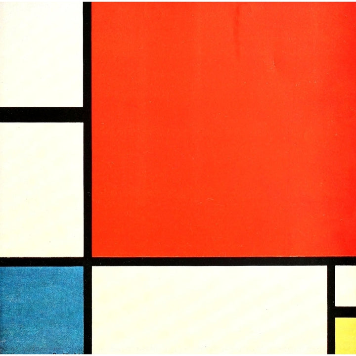 Composition with red yellow and blue 1930 Poster Print by Piet Mondrian Image 1