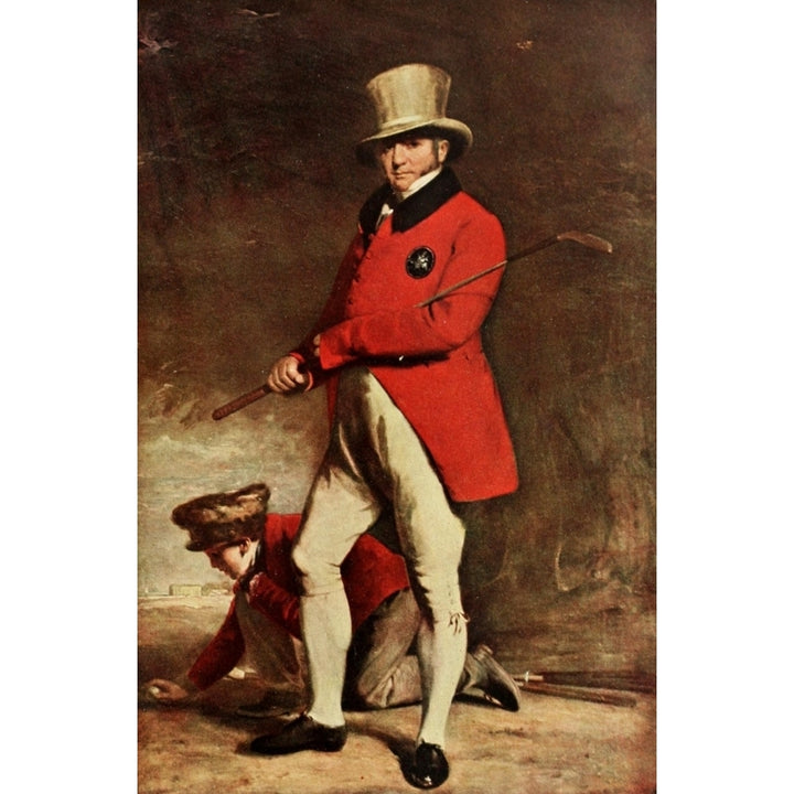 The Connoisseur 37 1913 John Taylor Golfer Poster Print by Henry Raeburn Image 2