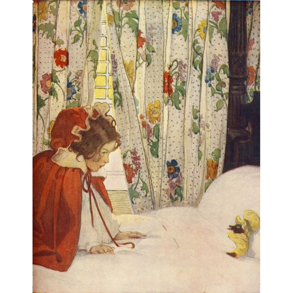 The Now-a-Days Fairy Book 1911 Little Red Riding Hood Poster Print by Jessie Willcox Smith Image 1